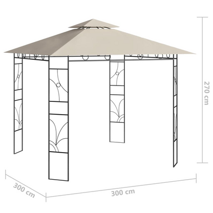 Cream Gazebo