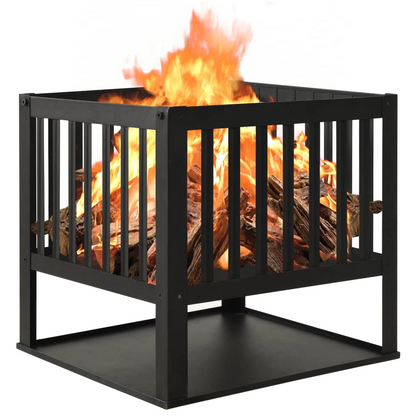 vidaXL Steel Fire Pit | Jscapes Home and Garden | Outdoor Living