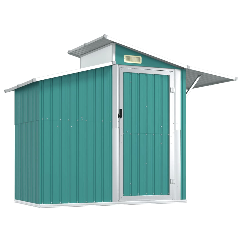 Garden Shed Green 270x130x208.5 cm