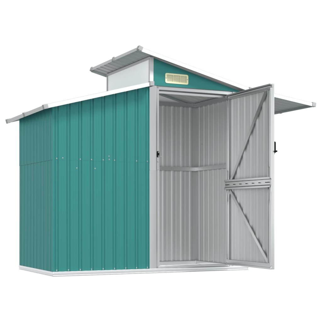 Garden Shed Green 270x130x208.5 cm