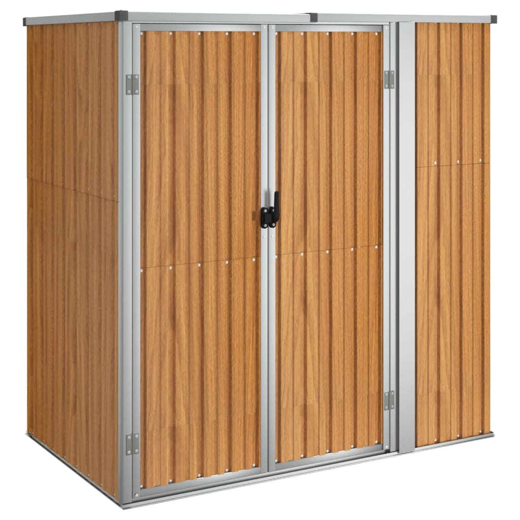 Garden Tool Shed Brown 161x89x161 cm