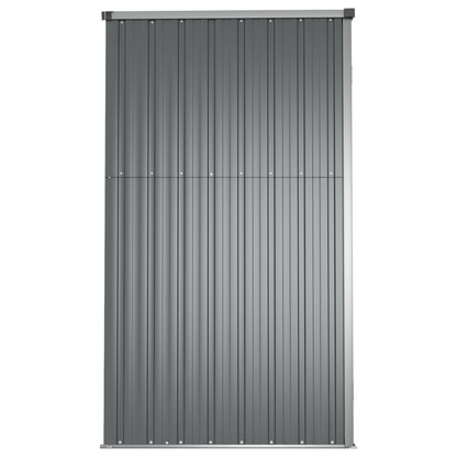 Garden Tool Shed Grey 161x89x161 cm