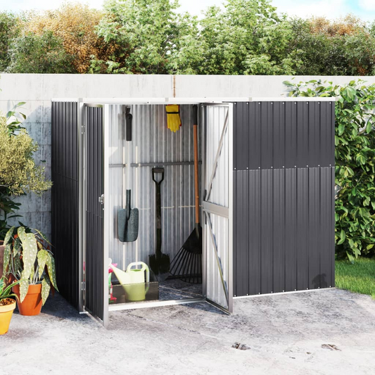 Garden Tool Shed Anthracite 225x89x161 cm