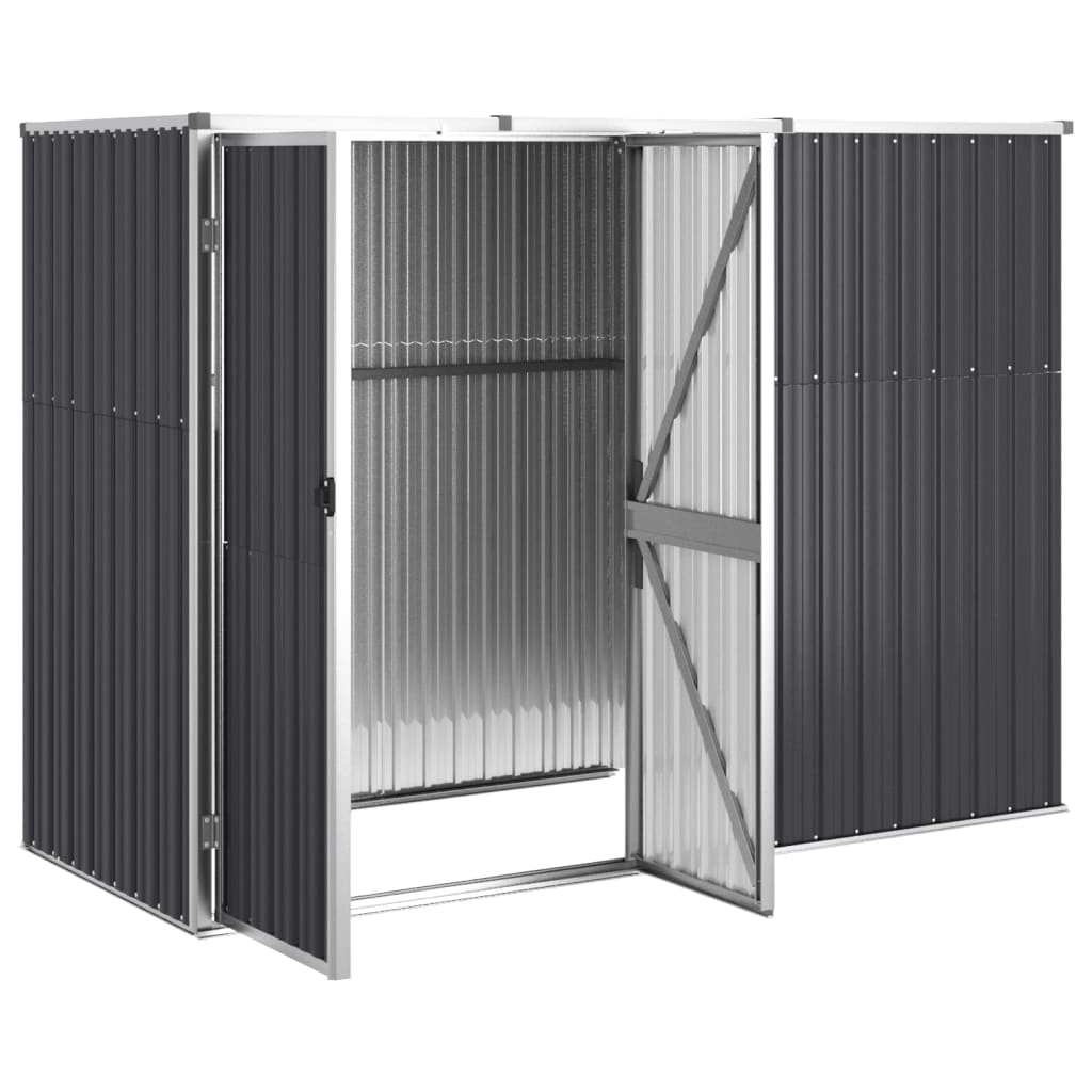 Garden Tool Shed Anthracite 225x89x161 cm