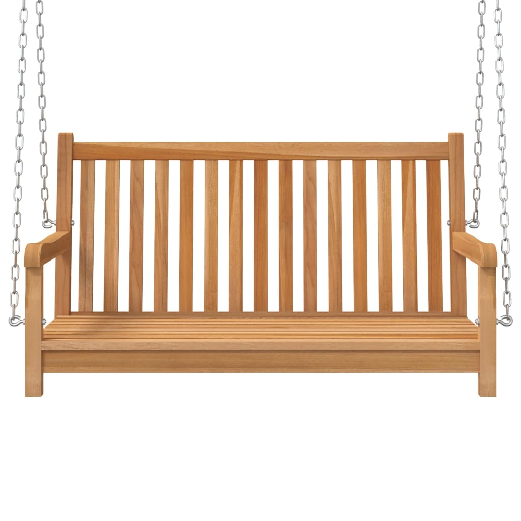 Solid Teak Wood Swing Bench 