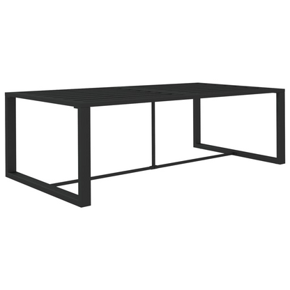 Anthracite Outdoor Dining Table 120x60x66 cm 