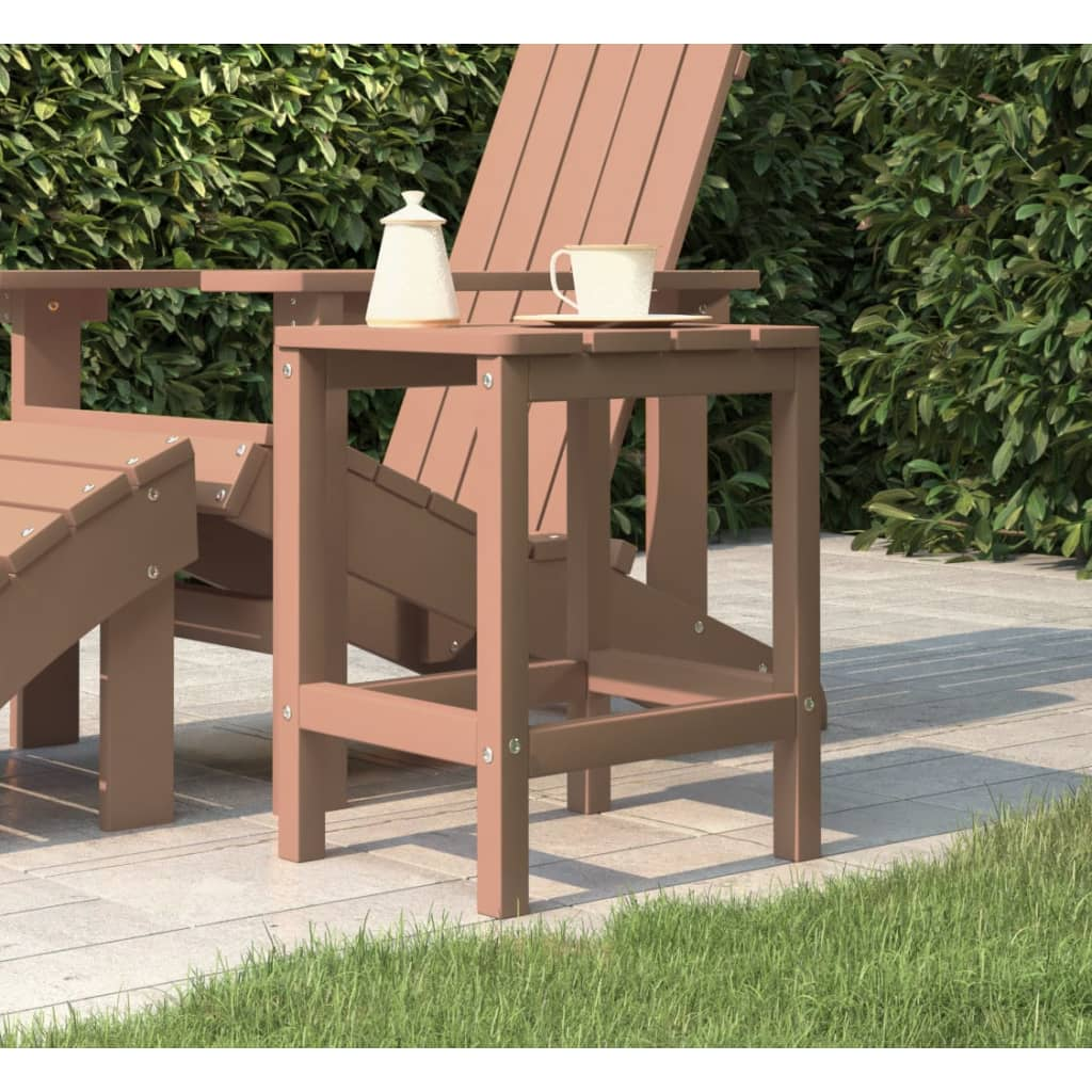 Brown Garden Adirondack Table 38x38x46 cm 