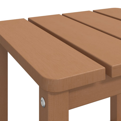 Brown Garden Adirondack Table 38x38x46 cm 