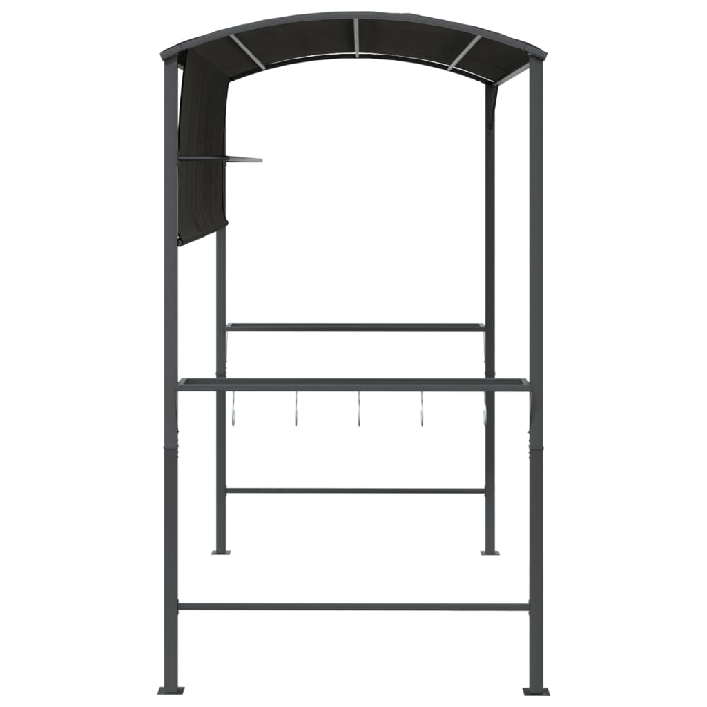 Anthracite Gazebo with Roof