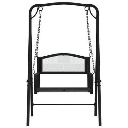 Black Steel Swing Bench | Jscapes Home and Garden