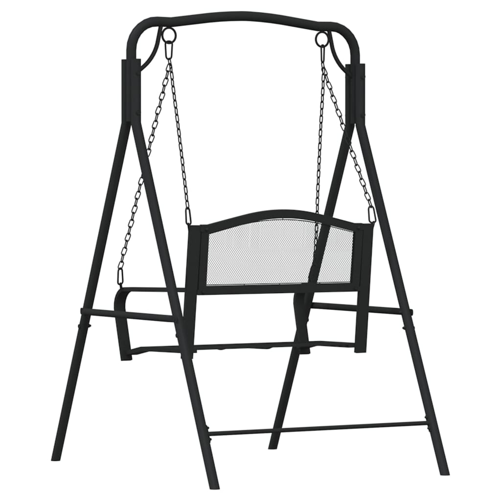 Black Steel Swing Bench | Jscapes Home and Garden