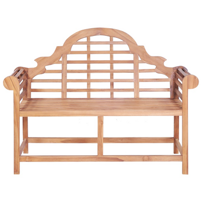 Solid Wood Teak Garden Bench 127x58.5x92.5 cm