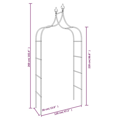 Set of 2 Steel Garden Arches | Jscapes Home and Garden