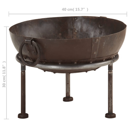 Rustic Iron Fire Pit | Jscapes Home and Garden | Outdoor living