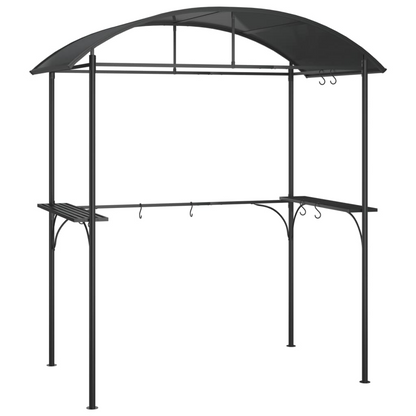 Archer BBQ Gazebo with Side Shelves Anthracite