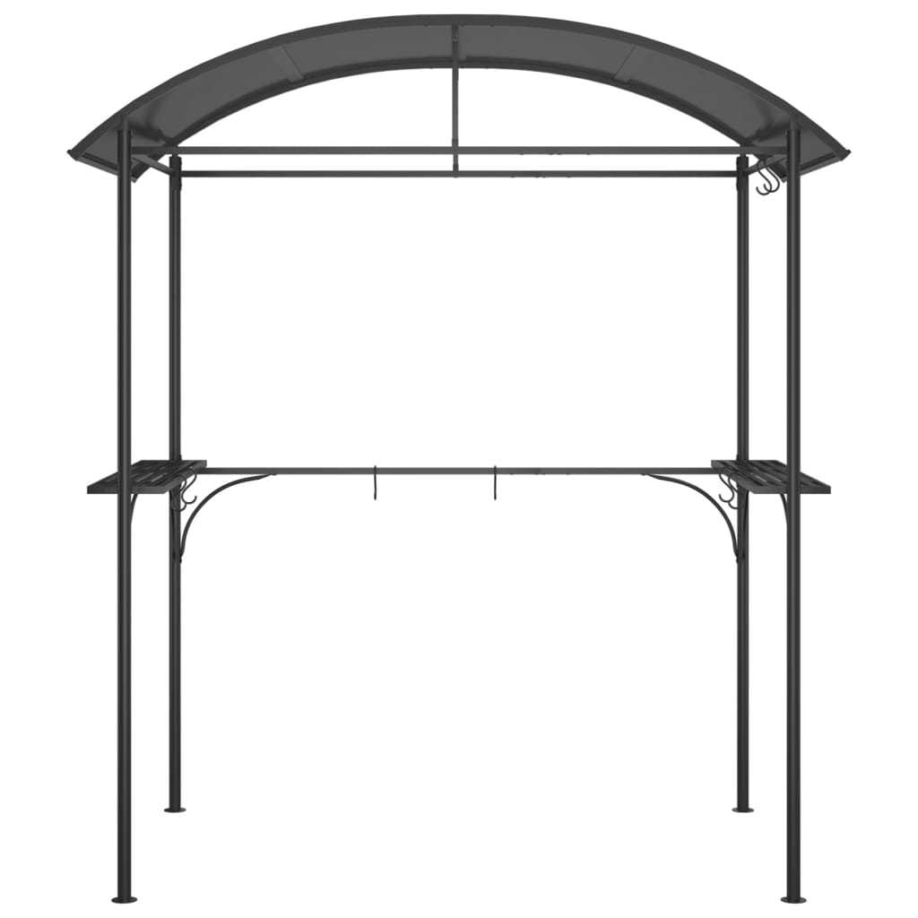 Archer BBQ Gazebo with Side Shelves Anthracite