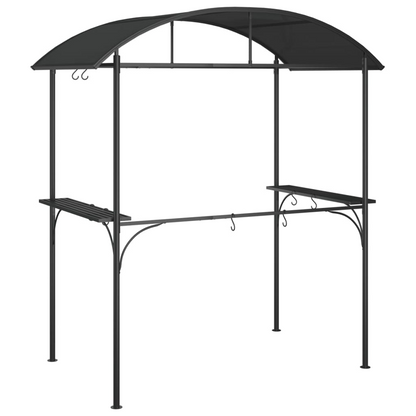 Archer BBQ Gazebo with Side Shelves Anthracite