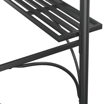 Archer BBQ Gazebo with Side Shelves Anthracite