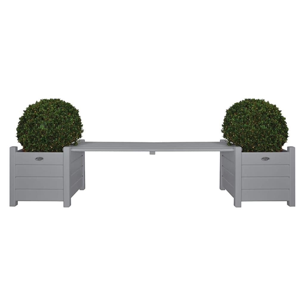 Esschert Design Planters with Bridge Bench | Jscapes