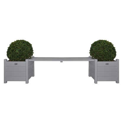 Esschert Design Planters with Bridge Bench | Jscapes