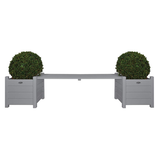 Esschert Design Planters with Bridge Bench | Jscapes