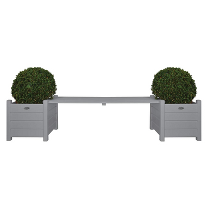 Esschert Design Planters with Bridge Bench | Jscapes