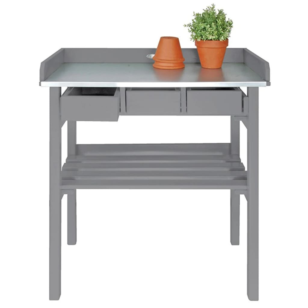 Grey Garden Work Bench