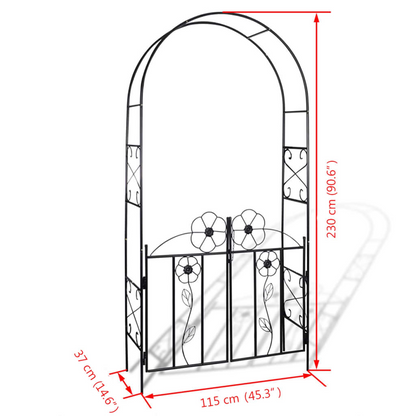 Garden Arch with Door