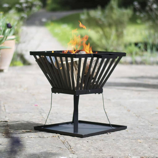 RedFire Fire Basket Denver Black Steel