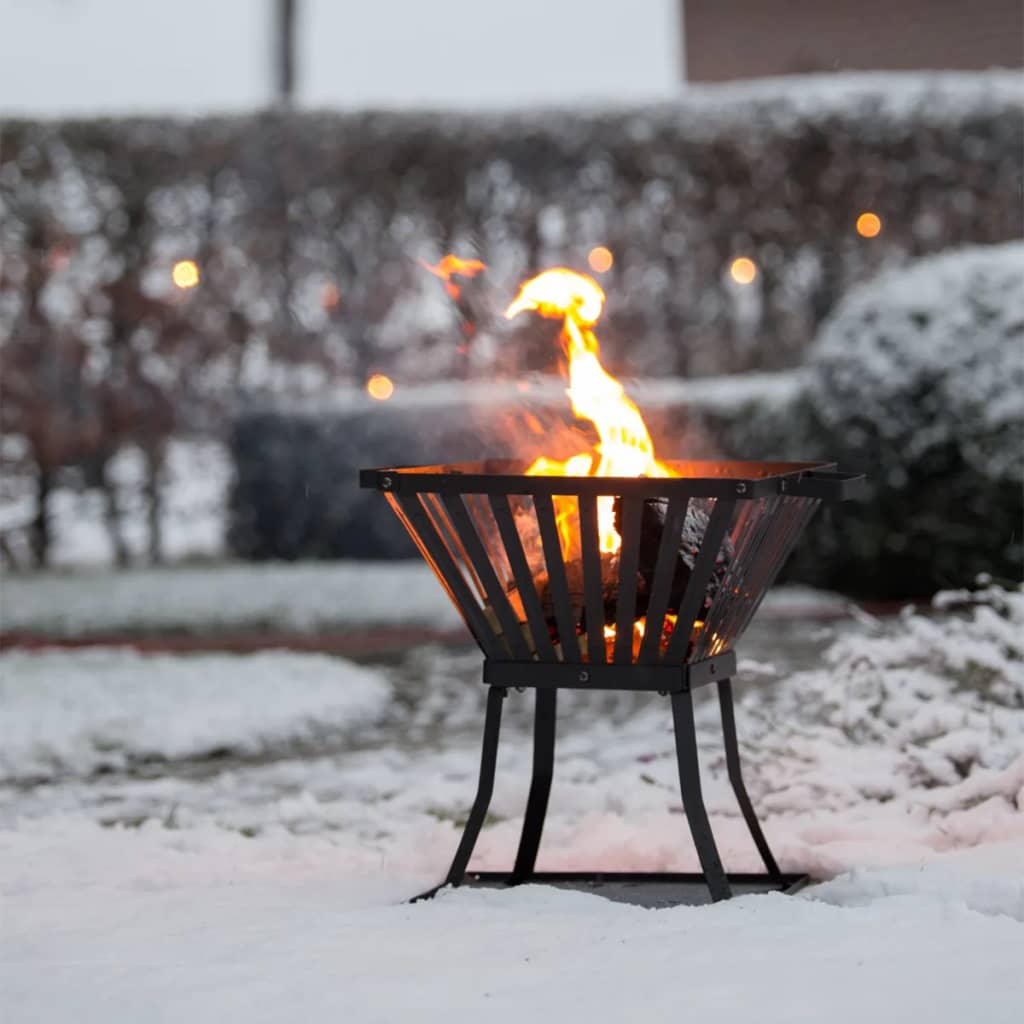 RedFire Fire Basket Denver Black Steel