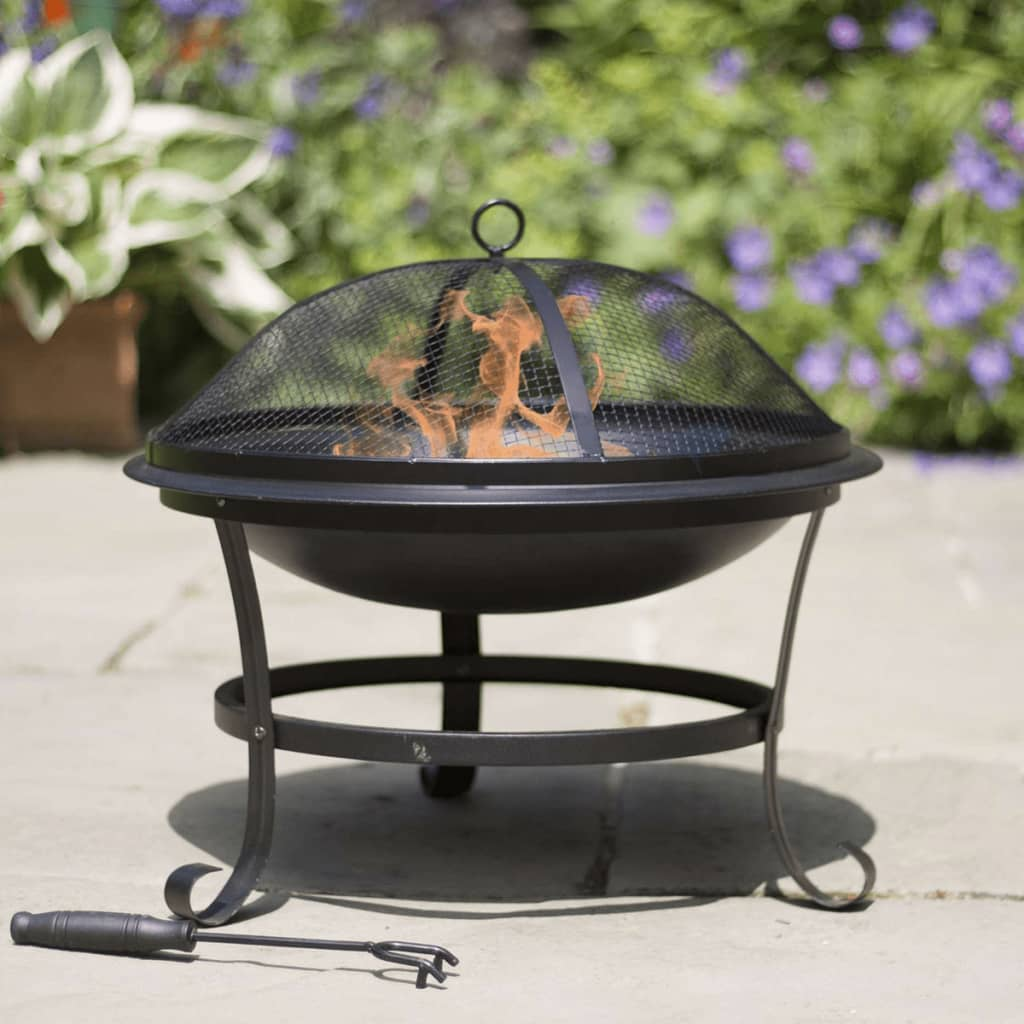 Atlanta Black Steel Fire Bowl | Jscapes Home and Garden