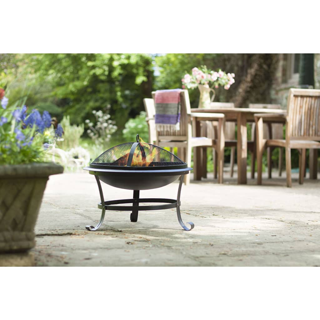 Atlanta Black Steel Fire Bowl | Jscapes Home and Garden