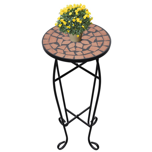 Mosaic Terracotta Plant Table