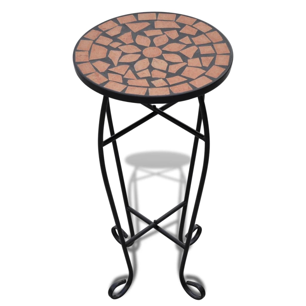 Mosaic Terracotta Plant Table