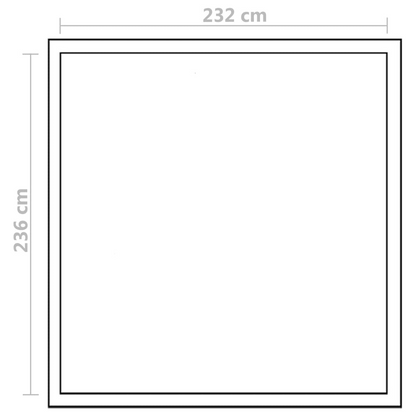 Reinforced Aluminium Greenhouse with Base Frame 6.05 m²