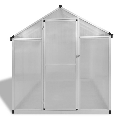 Reinforced Aluminium Greenhouse with Base Frame 4.6 m²