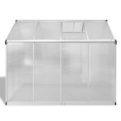 Reinforced Aluminium Greenhouse with Base Frame 4.6 m²