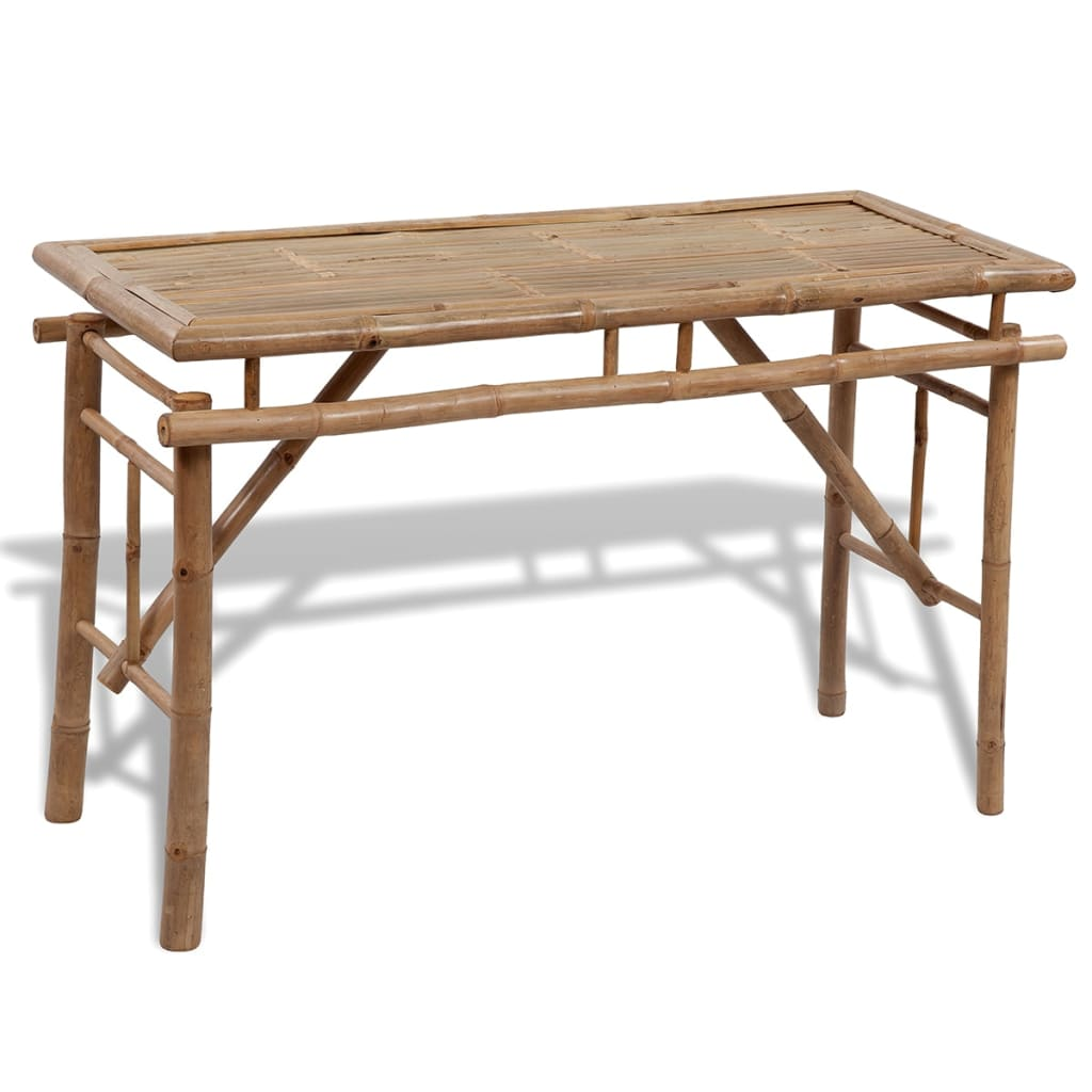 Bamboo Beer Table with 2 Benches