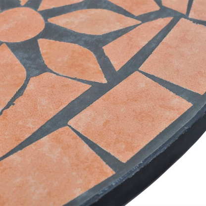 Mosaic Bistro Table Terracotta 60 cm