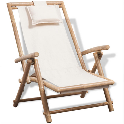  Outdoor Bamboo Deck Chair