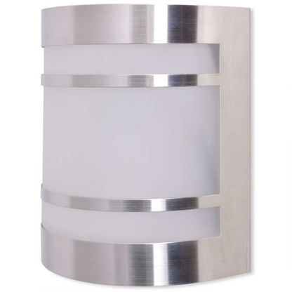 Stainless Steel Patio Wall Light | Jscapes Home and Garden