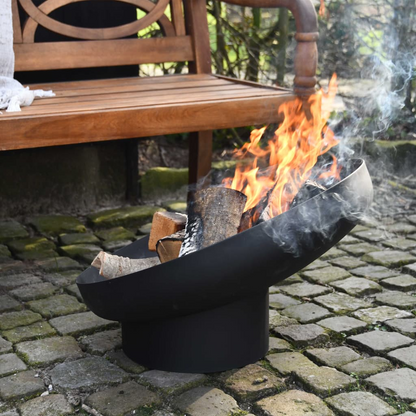  Fire Bowl With a Sloping Black | Jscapes Home and Garden