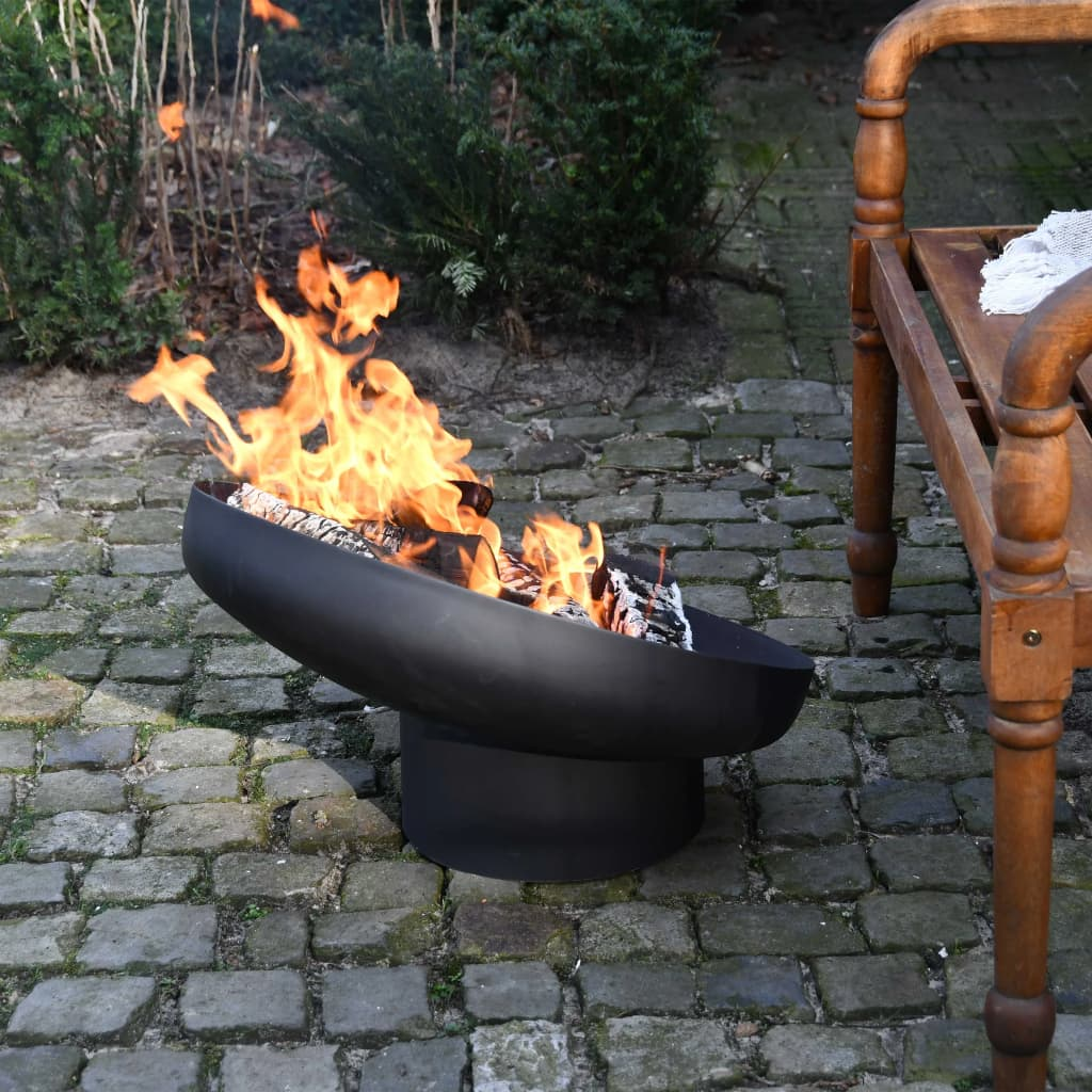  Fire Bowl With a Sloping Black | Jscapes Home and Garden