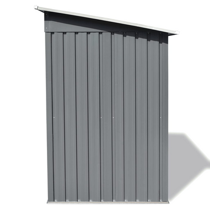 Garden Shed Grey Metal