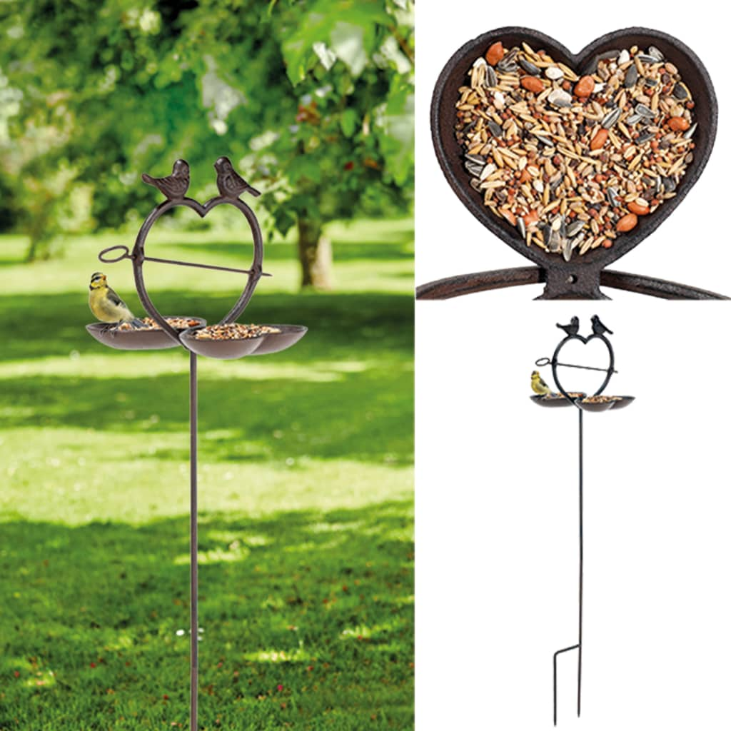 HI Bird Feeder Station 92 cm Brown