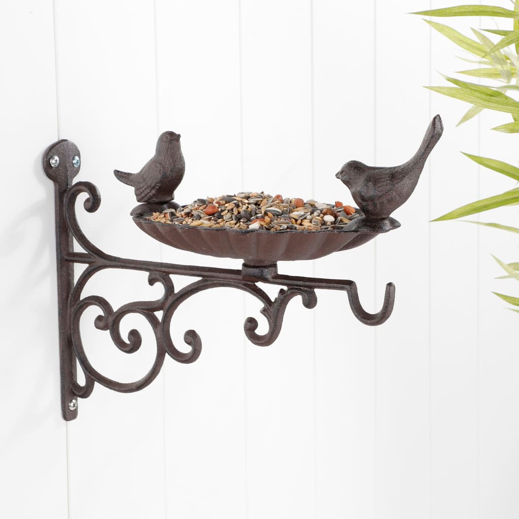 HI Wall Bird Feeder Cast Iron