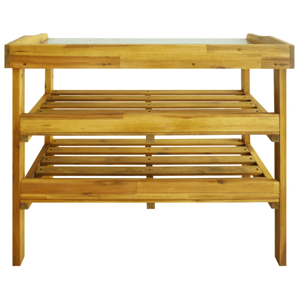 Potting Bench with 2 Shelves