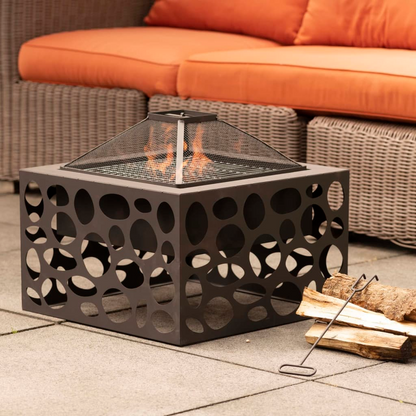 RedFire Fire Pit with BBQ Grill | Jscapes Home and Garden