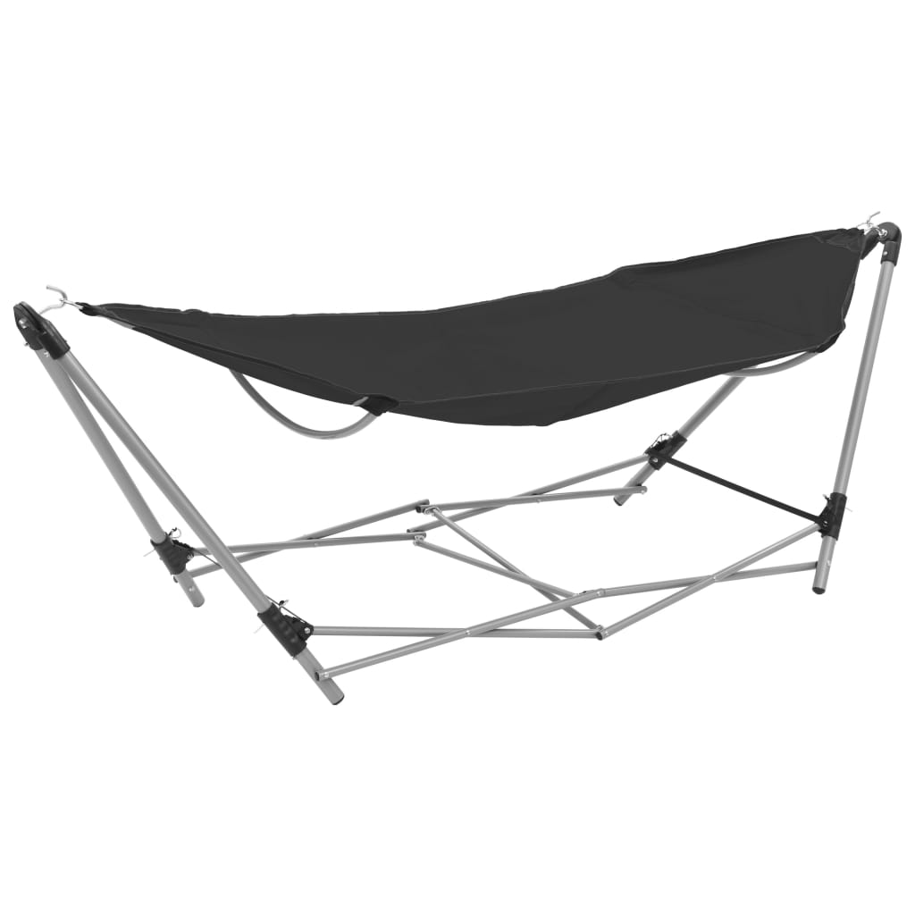  Hammock with Foldable Stand Black