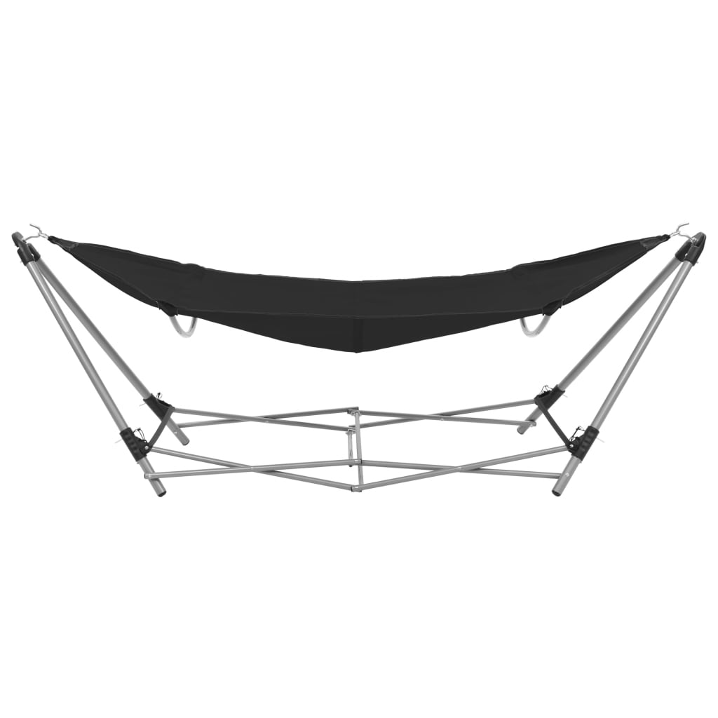  Hammock with Foldable Stand Black